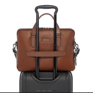 Sycamore Slim Tumi briefcase.